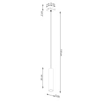 Sollux SL.1479 Pendelleuchte LAGOS 1 beige 8