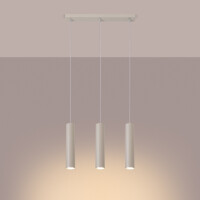 Sollux SL.1481 Pendelleuchte LAGOS 3L beige 3
