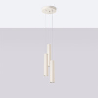 Sollux SL.1482 Pendelleuchte LAGOS 3P beige 2