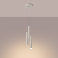 Sollux SL.1482 Pendelleuchte LAGOS 3P beige 3