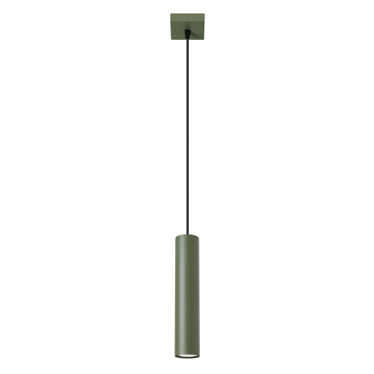 Pendelleuchte Lagos 1-flammig olivgrün Ø6cm GU10