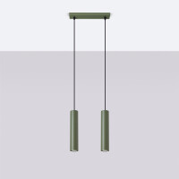 Sollux SL.1485 Pendelleuchte LAGOS 2 olivgrün 2
