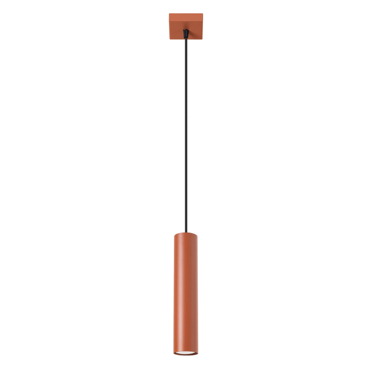 Pendelleuchte Lagos 1-flammig rot Ø6cm GU10