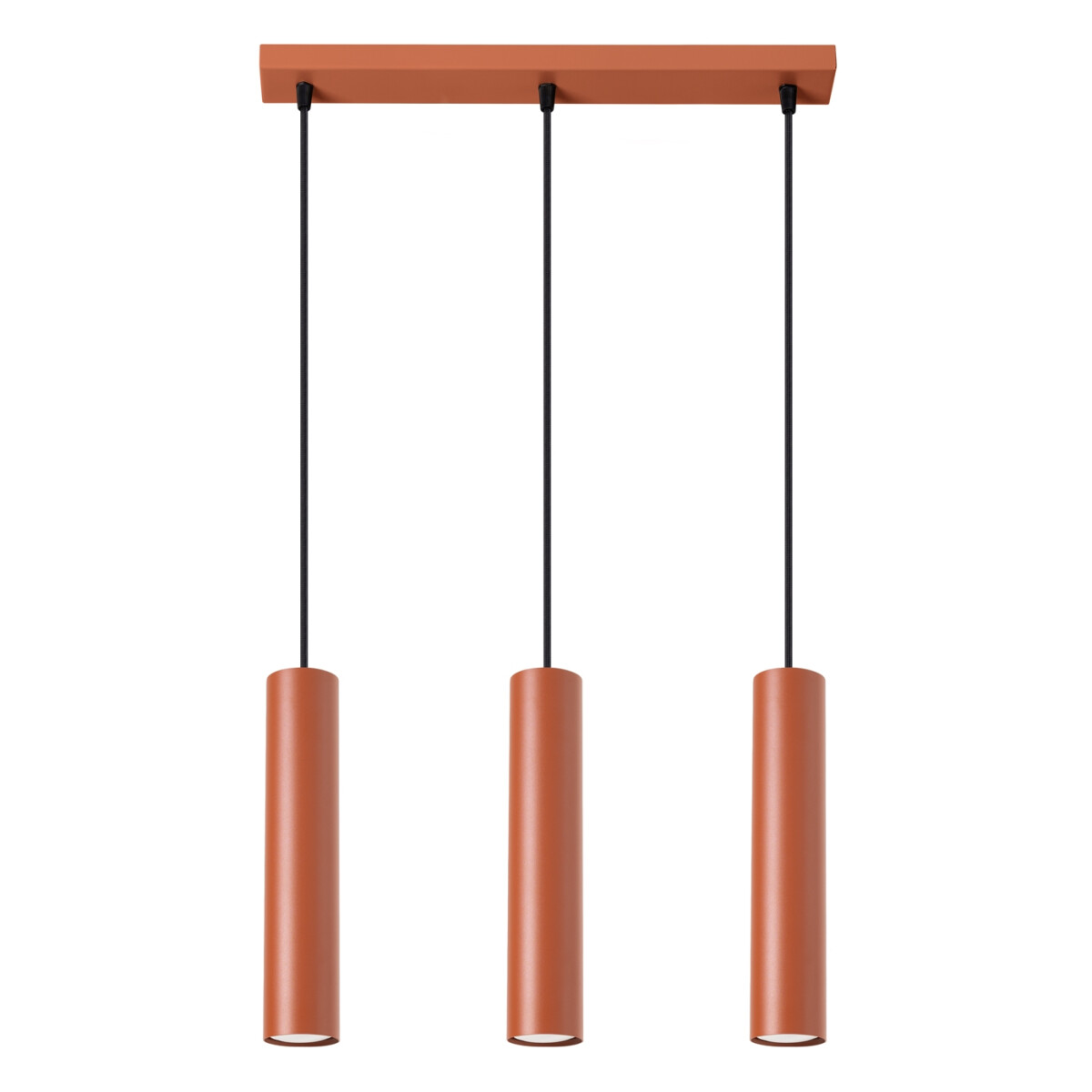 Sollux SL.1491 Pendelleuchte LAGOS 3L roter Ocker