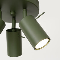Sollux SL.1503 Plafond RING 3P olivgrün 6