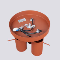 Sollux SL.1509 Plafond RING 3P roter Ocker 4
