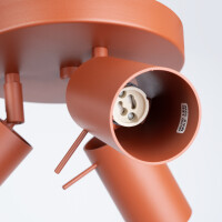Sollux SL.1509 Plafond RING 3P roter Ocker 5