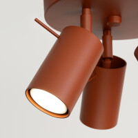 Sollux SL.1509 Plafond RING 3P roter Ocker 6