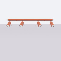 Sollux SL.1510 Plafond RING 4L roter Ocker 2