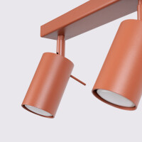 Sollux SL.1510 Plafond RING 4L roter Ocker 7