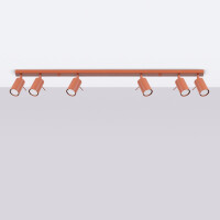 Sollux SL.1511 Plafond RING 6L roter Ocker 2