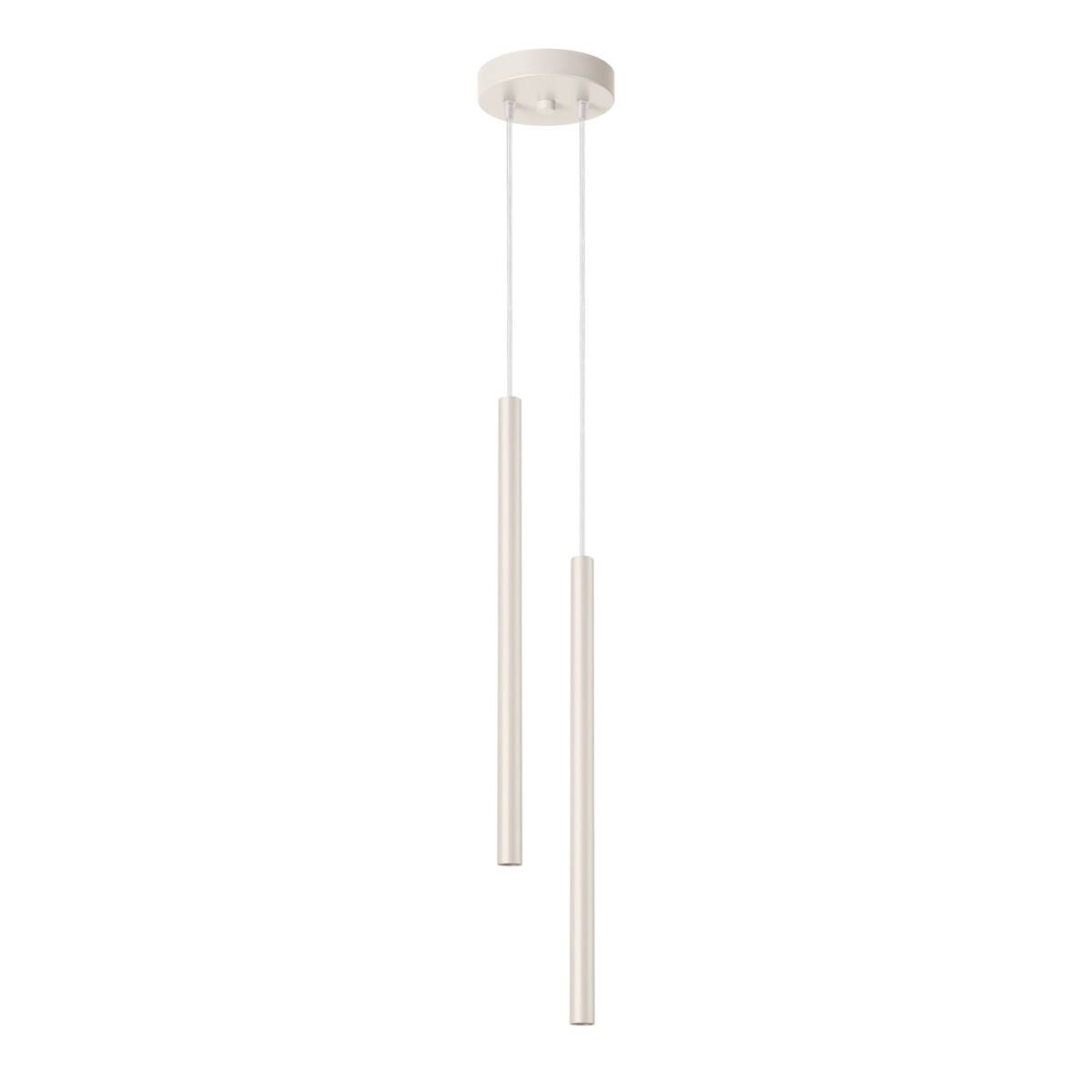 Pendelleuchte Pastelo 2-flammig beige Ø2,5cm G9