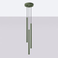 Sollux SL.1520 Pendelleuchte PASTELO 3 olivgrün 2