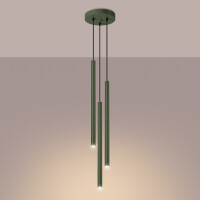 Sollux SL.1520 Pendelleuchte PASTELO 3 olivgrün 3