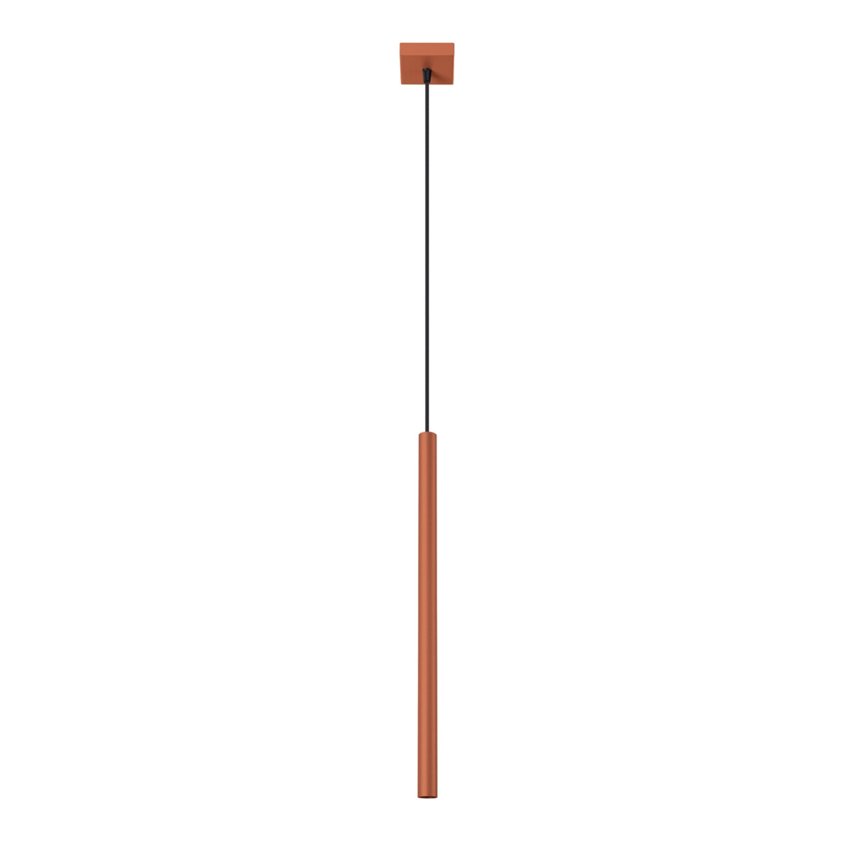 Pendelleuchte Pastelo 1-flammig rot Ø2,5cm G9