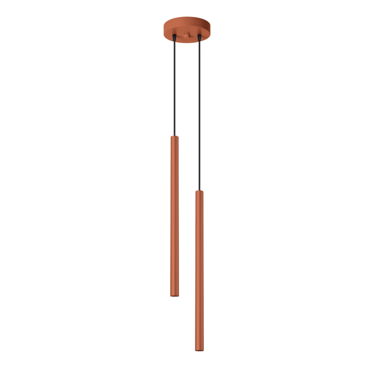 Pendelleuchte Pastelo 2-flammig rot Ø2,5cm G9