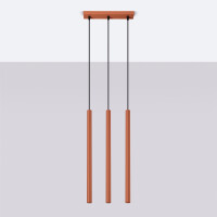 Sollux SL.1526 Pendelleuchte PASTELO 3 roter Ocker 2