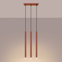 Sollux SL.1526 Pendelleuchte PASTELO 3 roter Ocker 3