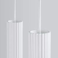 Sollux SL.1536 Pendelleuchte KARBON 2 weiß 6