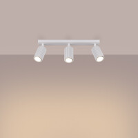 Sollux SL.1543 Plafond KARBON 3L weiß 3