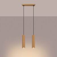 Sollux SL.1555 Pendelleuchte KARBON 2 golden 3