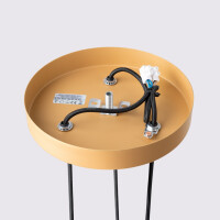 Sollux SL.1557 Pendelleuchte KARBON 3P golden 8