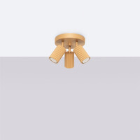 Sollux SL.1563 Plafond KARBON 3P golden 2