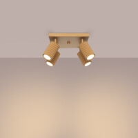 Sollux SL.1564 Plafond KARBON 4 golden 3