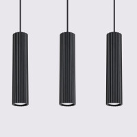 Sollux SL.1575 Pendelleuchte KARBON 3L schwarz 4