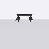 Sollux SL.1580 Plafond KARBON 2 schwarz 2