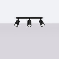 Sollux SL.1581 Plafond KARBON 3L schwarz 2