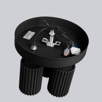 Sollux SL.1582 Plafond KARBON 3P schwarz 4