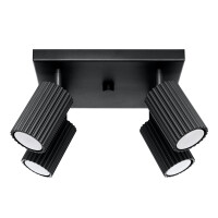 Sollux SL.1583 Plafond KARBON 4 schwarz gallery