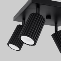 Sollux SL.1583 Plafond KARBON 4 schwarz 4