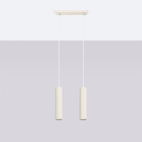 Sollux SL.1593 Pendelleuchte KARBON 2 beige 2