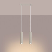 Sollux SL.1593 Pendelleuchte KARBON 2 beige 3
