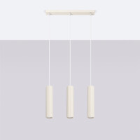 Sollux SL.1594 Pendelleuchte KARBON 3L beige 2