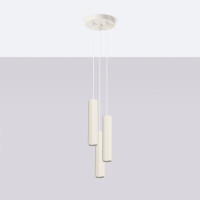 Sollux SL.1595 Pendelleuchte KARBON 3P beige 2