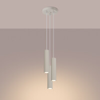 Sollux SL.1595 Pendelleuchte KARBON 3P beige 3