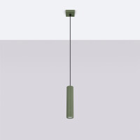 Sollux SL.1611 Pendelleuchte KARBON 1 olivgrün 2