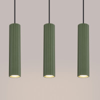 Sollux SL.1613 Pendelleuchte KARBON 3L olivgrün 5