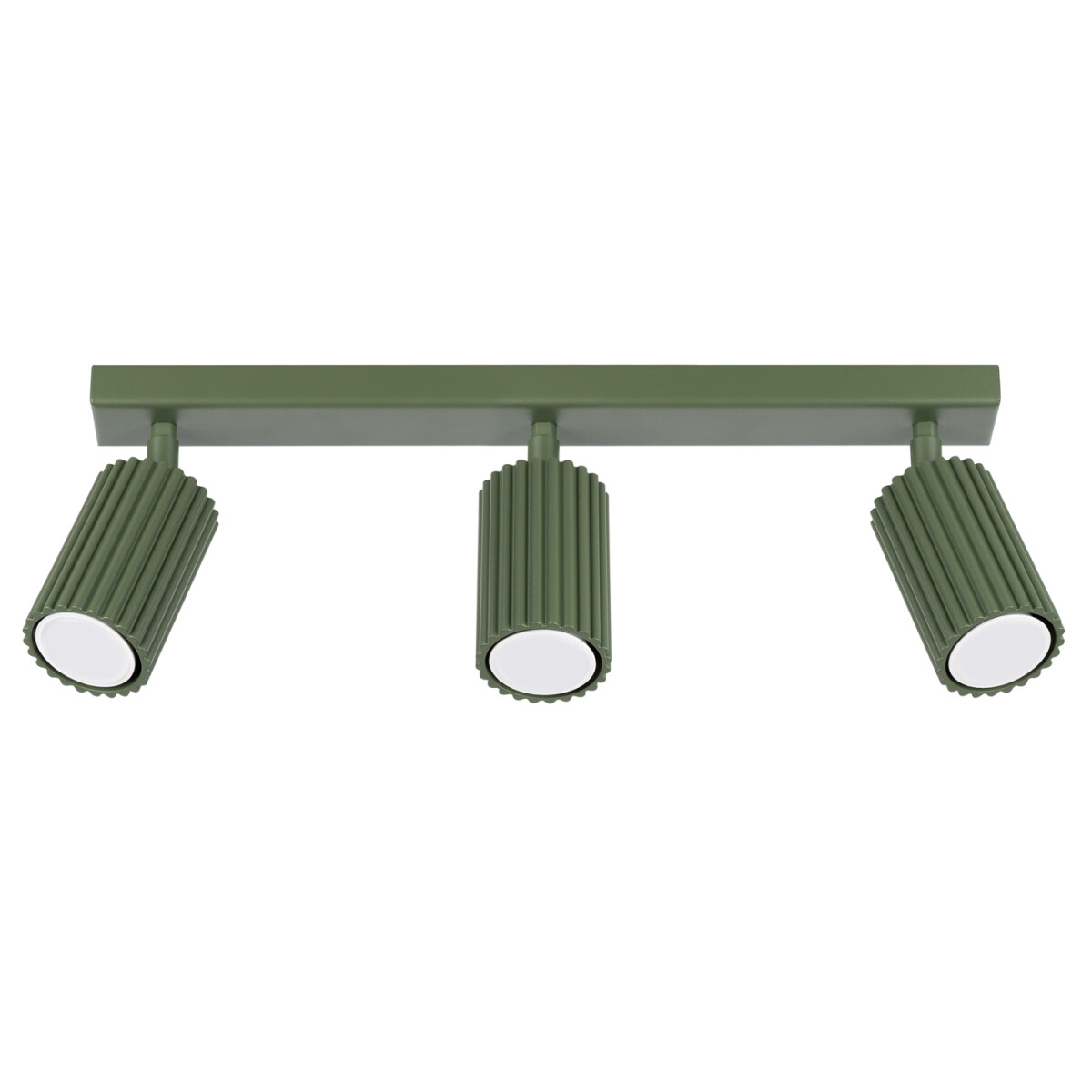 Deckenstrahler Karbon olivgrün 3-flammig GU10