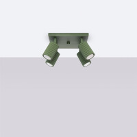 Sollux SL.1621 Plafond KARBON 4 olivgrün 2