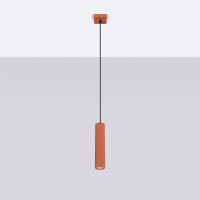 Sollux SL.1630 Pendelleuchte KARBON 1 roter Ocker 2