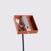 Sollux SL.1630 Pendelleuchte KARBON 1 roter Ocker 8