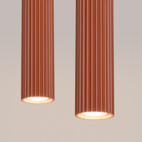 Sollux SL.1631 Pendelleuchte KARBON 2 roter Ocker 5