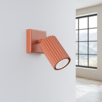 Sollux SL.1635 Wandleuchte KARBON roter Ocker 2