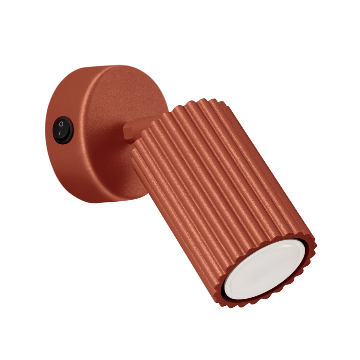 Sollux SL.1636 Wandleuchte KARBON roter Ockere mit Schalter