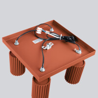 Sollux SL.1640 Plafond KARBON 4 roter Ocker 8