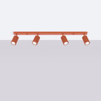 Sollux SL.1641 Plafond KARBON 4L roter Ocker 2